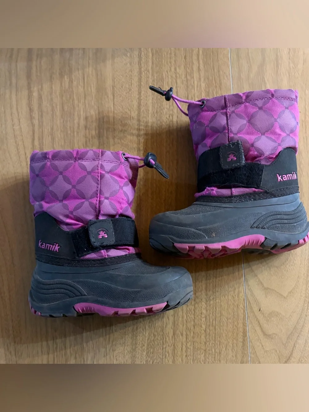 Kamik Kids Purple-Pink Waterproof Snow Boots